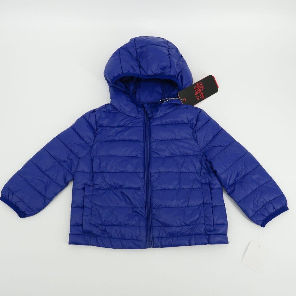 Urban Republic Kids Blue Hooded Packable Jacket 24M NWT $70